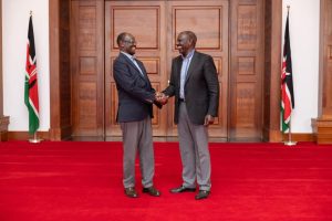 President Ruto Meets Former Meru Governor Kiraitu Murungi At State House Amid Speculations Of Cabinet Changes