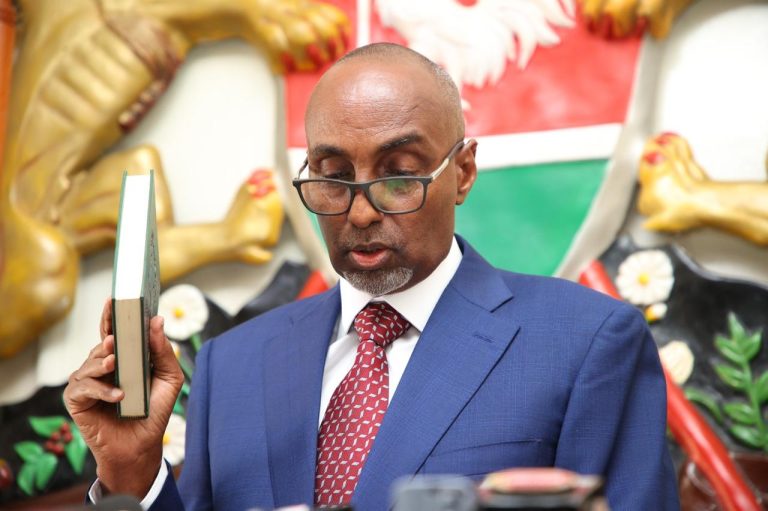 Abdi Ahmed Mohamud Sworn In As EACC CEO