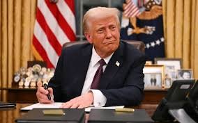 President Donald Trump Signs Key Executive Orders On First Day Of Second Term