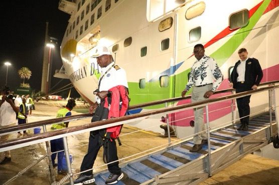 Transport CS Chirchir Welcomes Cruise Ship With 2,220 Tourists In Mombasa