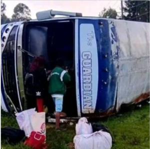 22 Injured In Kisii Bound Bus Accident In Bomet