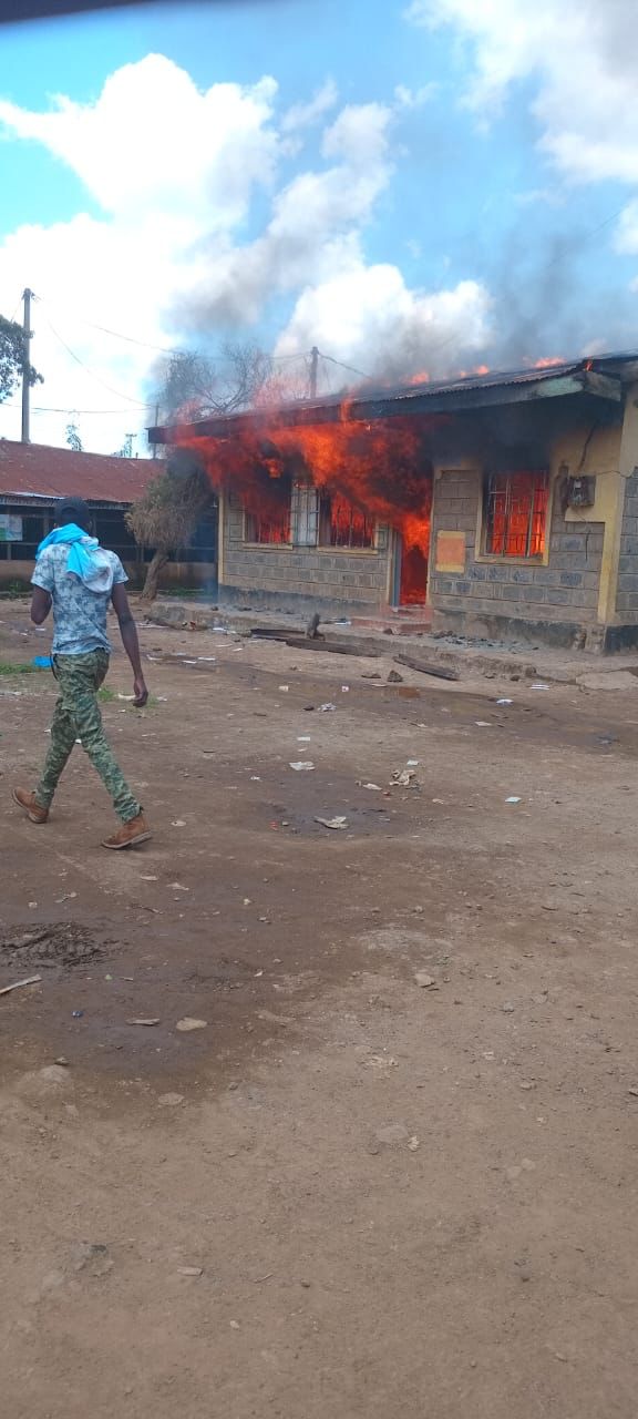 Angry Settlers In Korogocho Set Fire To Residents Committee Office Over Alleged Displacement Attempts