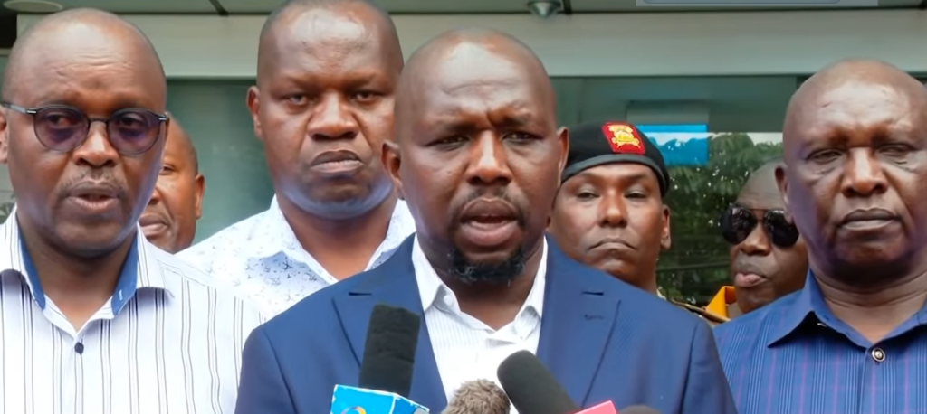 Murkomen Spends Labour Day Visiting Injured Police Officers