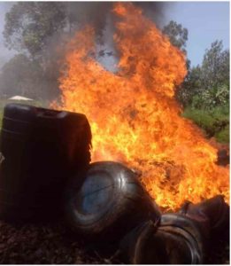 Four Burnt, Seriously Wounded After Explosion At An Illegal Changáa Distillery In Kericho
