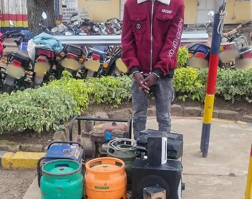 Notorious Burglary Suspect Arrested In Narok, Stolen Items Recovered