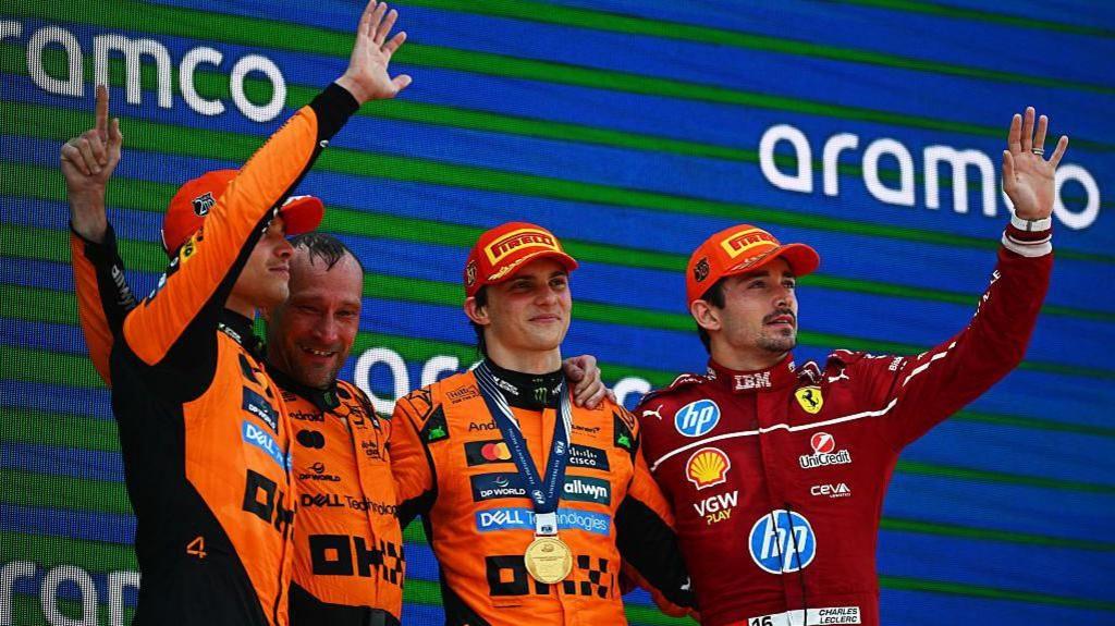Piastri wins as Verstappen handed 10-second time penalty