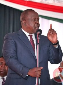 Matiangi arrives in Nairobi for a short working holiday