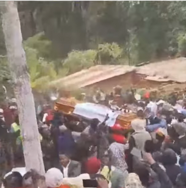 Bodaboda Riders Hijack Burial, Force Deceased To ‘Smoke and Drink’ In Shocking Ceremony In Machakos
