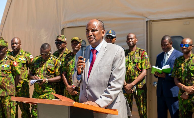 Consul-General To Haiti Gabow Visits Multinational Security Support (MSS) Mission Team
