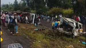 Infant Among Five People Killed In Grisly Crash On Nakuru-Nairobi Highway