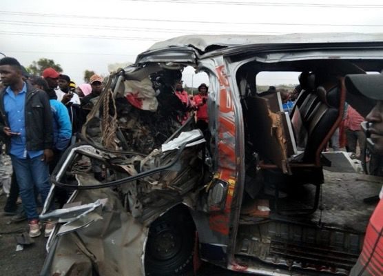 At Least 7 People Killed In Accident Involving Matatu And Lorry Along Namanga-Nairobi Road