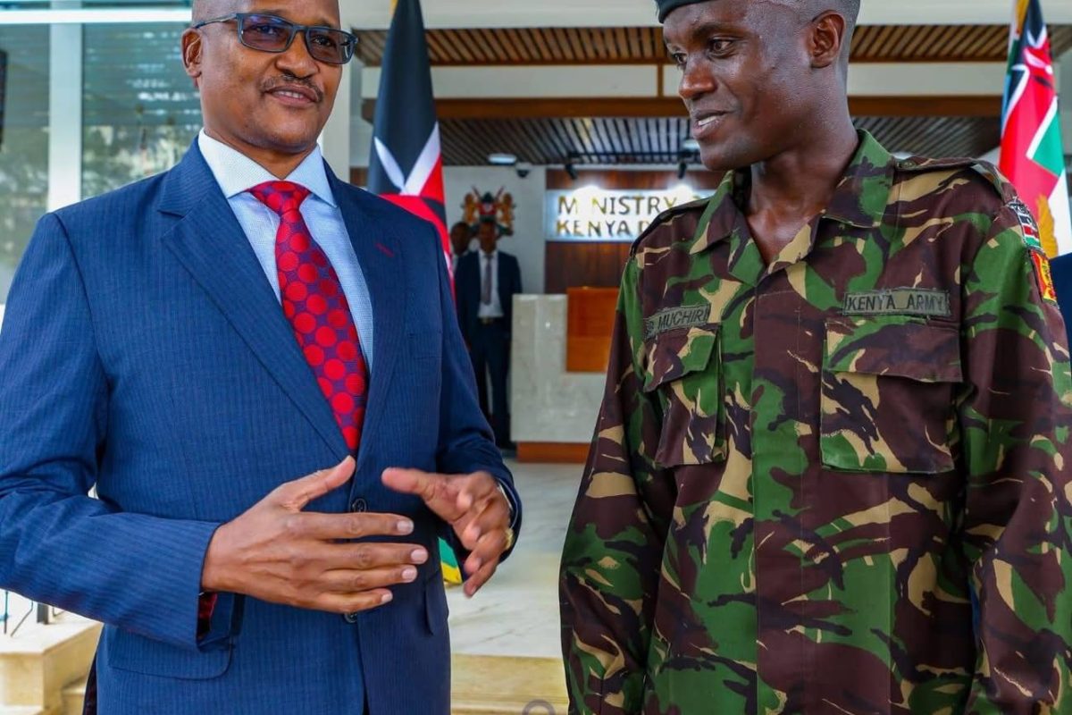 Harambee Stars’ Boniface Muchiri Gets KDF Promotion After CHAN Heroics
