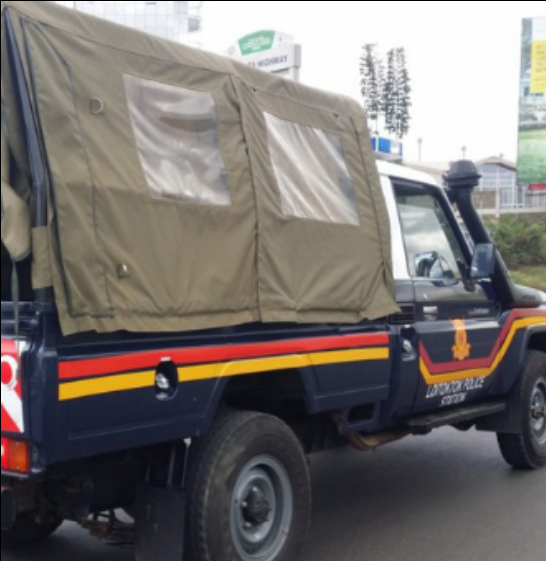 Policeman injured in a hit and run accident along Uhuru Highway, Nairobi