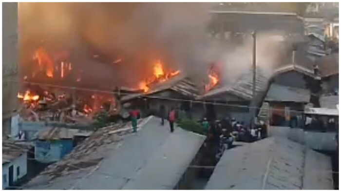 Two Dead, Hundreds Displaced After Fire Ravages Mukuru kwa Reuben in Nairobi