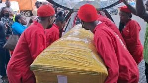 Sombre mood as Kimani Mbugua ’s body arrives in Nairobi days after sad demise 
