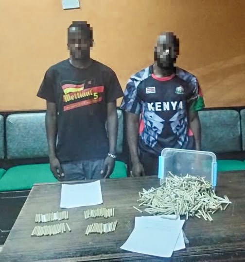 Two suspects arrested, large cannabis haul Seized in Umoja 1 police raid