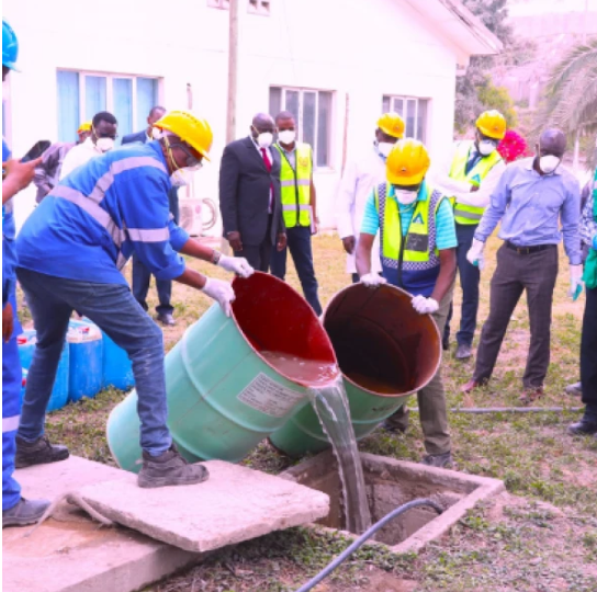 DCI destroys seized drug chemicals in Namanga bust