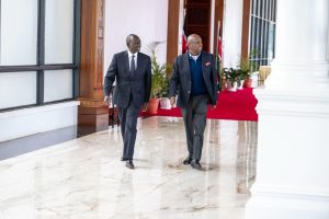Gideon Moi meets President Ruto at state house after withdrawing from Baringo senate race