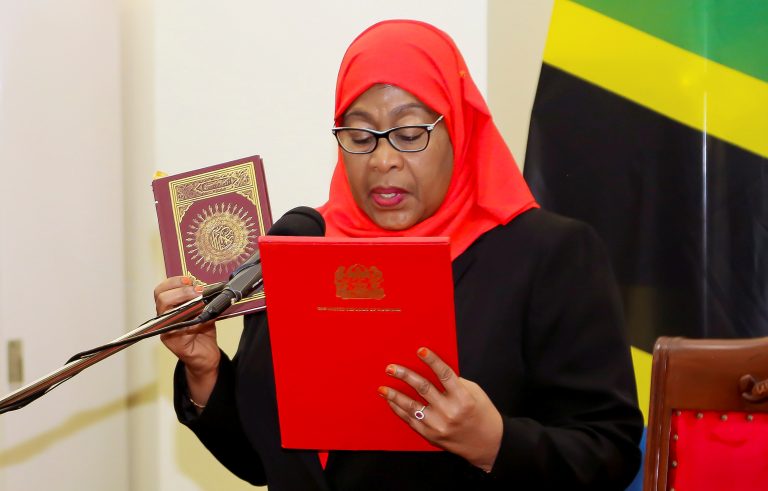 Public barred as Tanzanian president sworn in