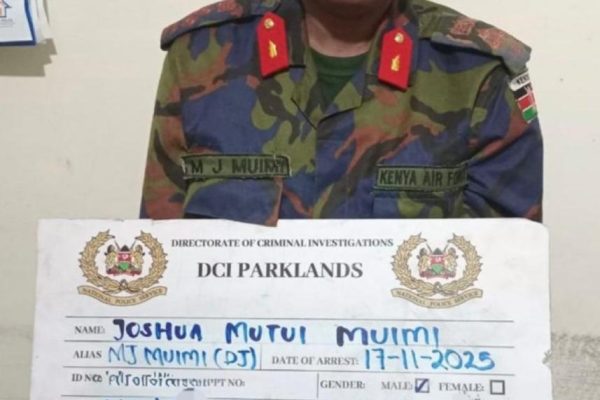 KDF impostor arrested in drama in Kilimani