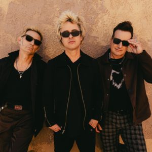 Green Day band with Billie Joe Armstrong in the center