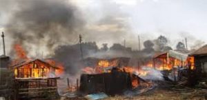 Love dispute triggers massive fire in Kangemi, leaving hundreds homeless