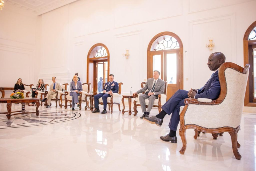 Ruto holds talks with US Deputy Secretary of State Christopher Landau at State House