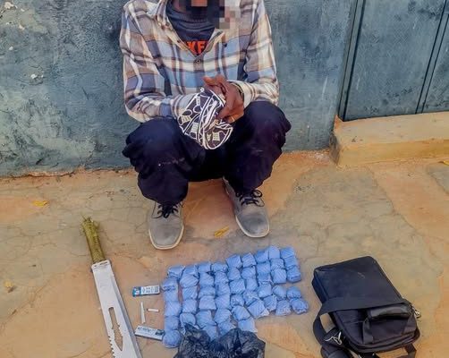 Drug peddler arrested in Mandera as police recover cannabis and weapon
