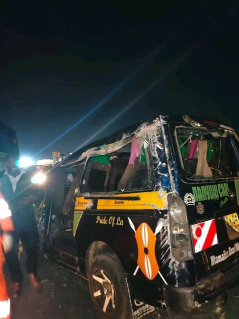 9 people die in road accident involving a bus and a PSV at Kayole, Naivasha on Nairobi-Nakuru highway