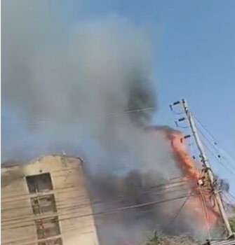 Massive fire guts multi-million-shilling property near Garden City Mall