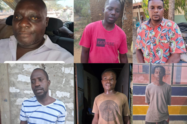 Six suspects in custody after intensified crackdown on violent gangs in Kenya’s Coast region