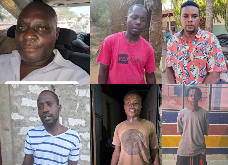 Six suspects in custody after intensified crackdown on violent gangs in Kenya’s Coast region