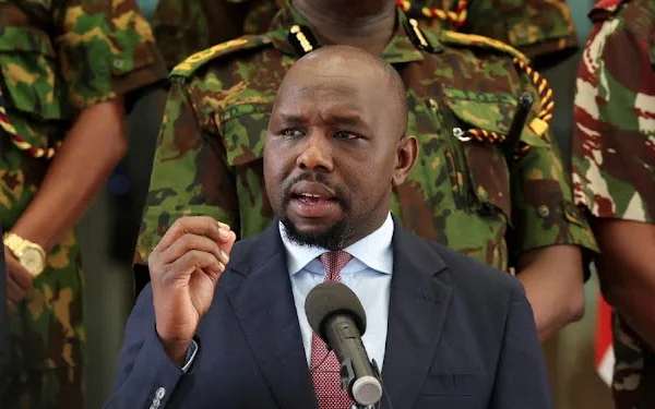 Interior Cabinet Secretary Kipchumba Murkomen
