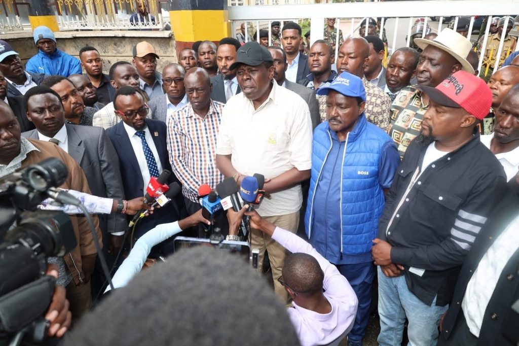 Kalonzo accuses police boss of defiance, demands accountability over church attack and Kitengela violence