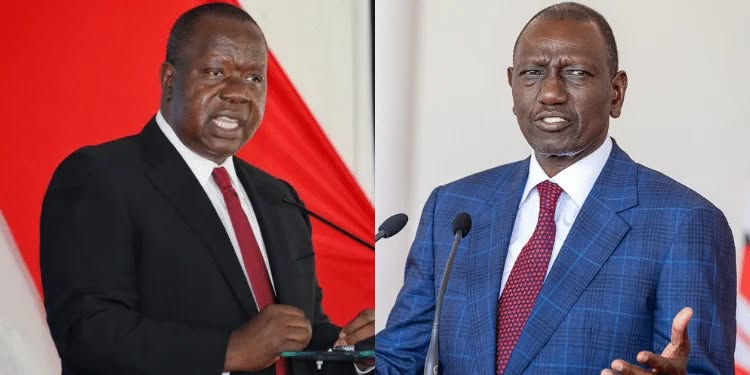 President William Ruto advises Matiangi and Kenyans on health, exercise, and development focus