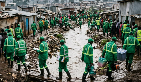 Nairobi deploys 4,000 Green Army personnel after deadly floods hit city