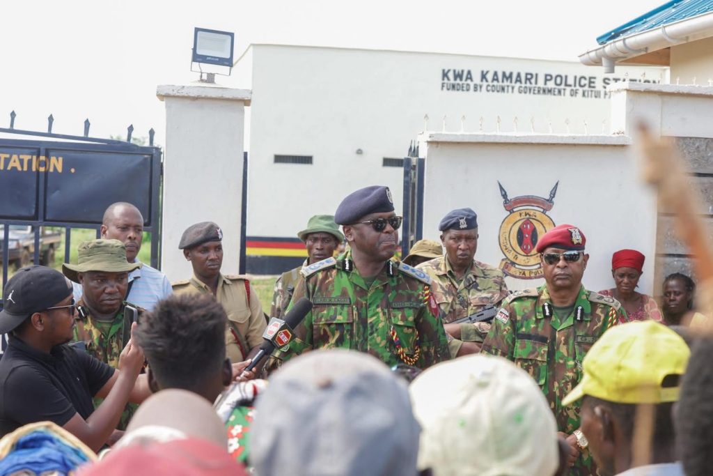 DIG Lagat upgrades Kwa Kamari police station in Kitui after fatal attack