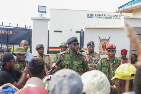 DIG Lagat upgrades Kwa Kamari police station in Kitui after fatal attack