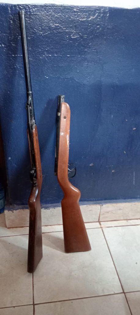 Two air rifles recovered from house in Nairobi’s Spring Valley