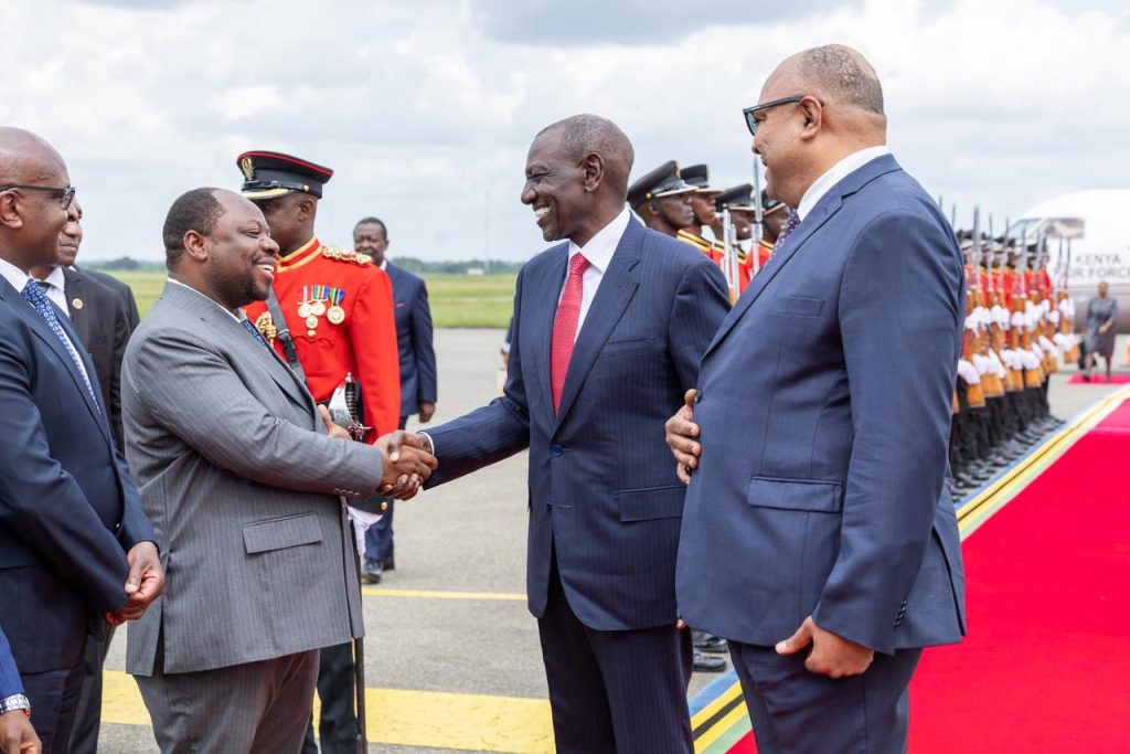 Ruto off to Tanzania for a two-day state visit