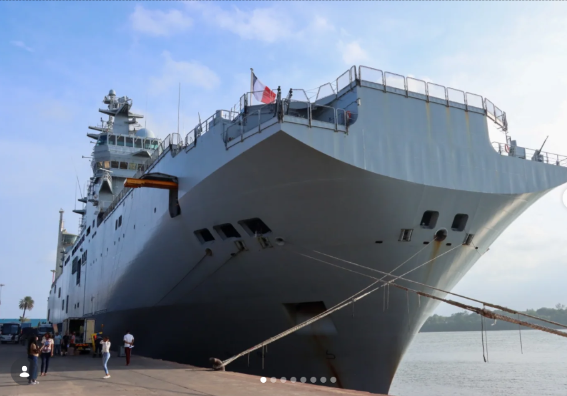 French Navy’s Jeanne d’Arc task group — led by the amphibious assault ship FS Dixmude and frigate FS Aconit — docked in Mombasa from March 13–16, 2026, during a five-month deployment across the Indian and Pacific Oceans focused on maritime security, training, and international cooperation