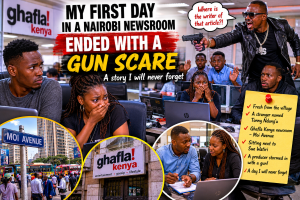 Gun In Newsroom: My Terrifying First Encounter With Journalism in Nairobi
