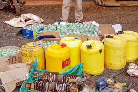 Two Arrested as Police Recover Suspected Stolen Infrastructure Materials in Makueni