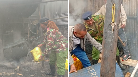 Police Recover 2,520 Litres of Illicit Alcohol in Kahawa West Crackdown