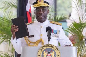 Ruto extends Kenya Navy commander Maj Gen Otieno term by a year