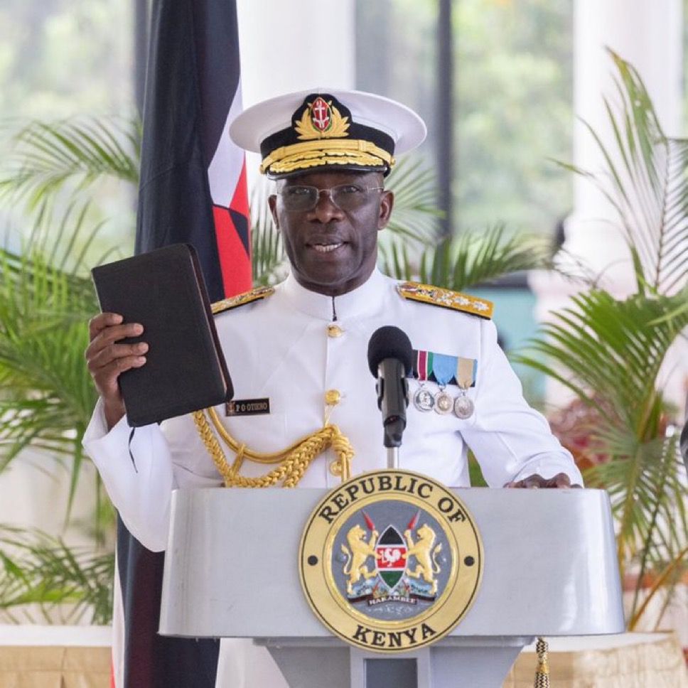 Ruto extends Kenya Navy commander Maj Gen Otieno term by a year