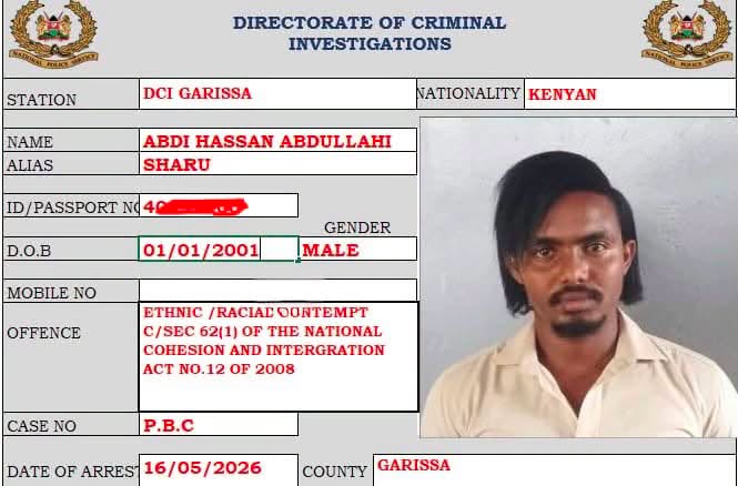 TikTok User Charged in Garissa Over Alleged Hate Speech and Cyber Harassment