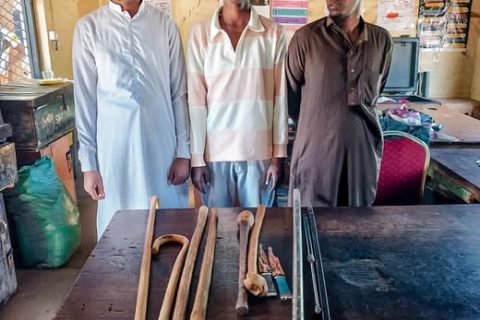 Three Arrested in Garissa as Police Recover Crude Weapons During Security Operation