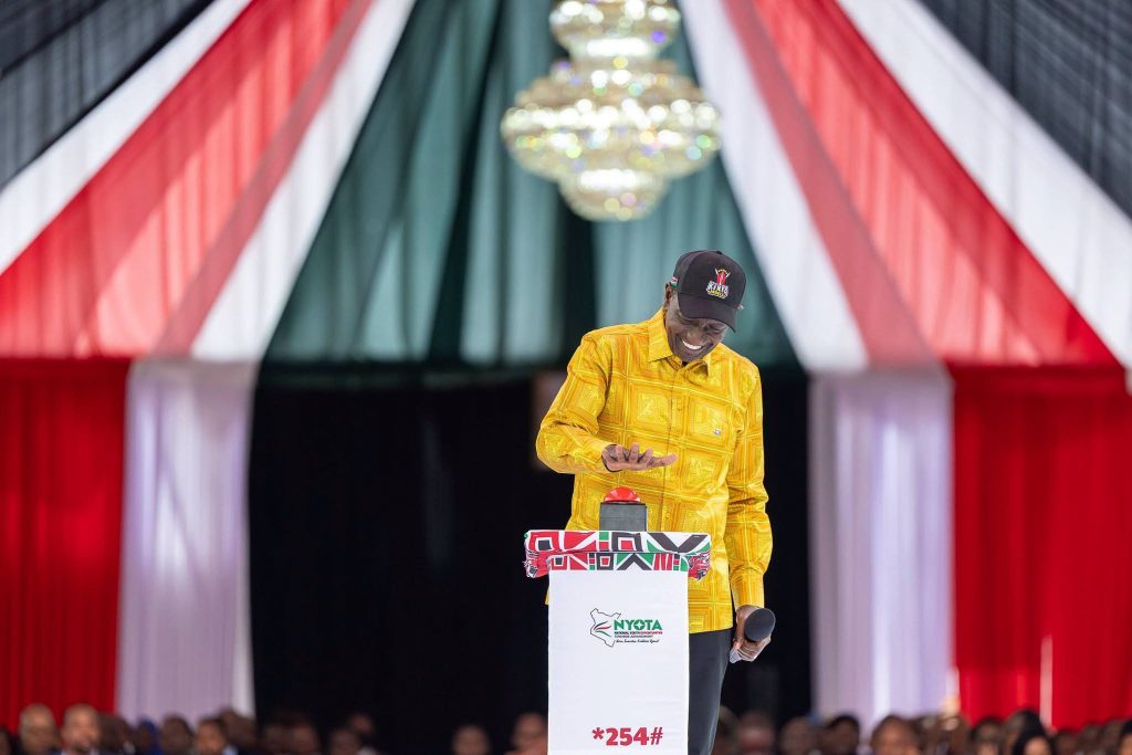 Ruto dismisses Nyota critics as Sh3 billion lands in youth accounts