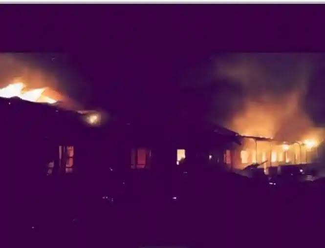 Property destroyed in fire at Jomo Kenyatta Boys High School, Nakuru